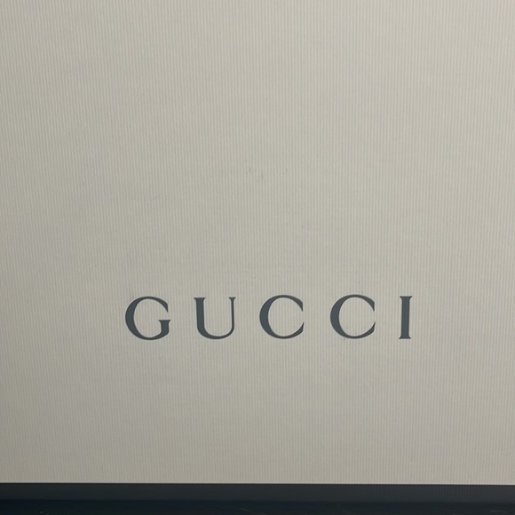 NEW Authentic GUCCI Empty Gift Box large black white square storage organizer - Picture 4 of 10